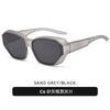 TR90New polarized sunglasses for women, with a polarized inner lens for nearsightedness, offering UV protection and a two-in-one design, ideal for