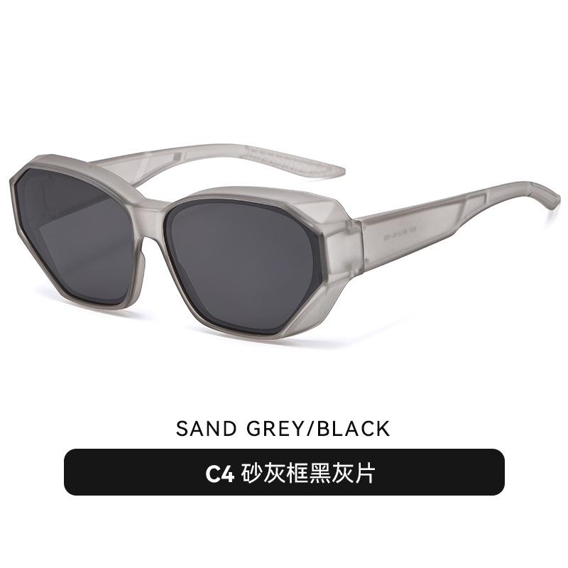 TR90New polarized sunglasses for women, with a polarized inner lens for nearsightedness, offering UV protection and a two-in-one design, ideal for