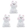 Yousheng 3 Pcs Mini Dog Figurines Cartoon Resin Dog Miniature Figures Little Puppy Statue for Cake Toppers Fairy Garden DIY Crafts