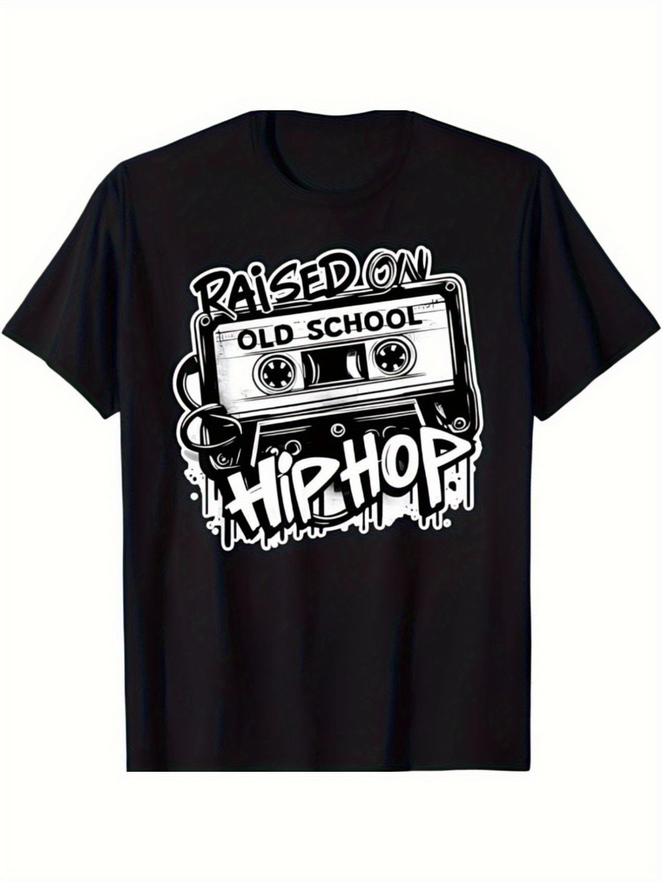 T-Shirt y2k 90s Retro Hip Black 4XL