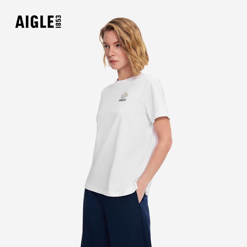 

Женская футболка AIGLE для активного отдыха, защита от солнца, быстросохнущая, с коротким рукавом BT57 L
