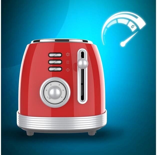 Тостер Cecotec 03259 Toast & Taste Vintage 800 rot
