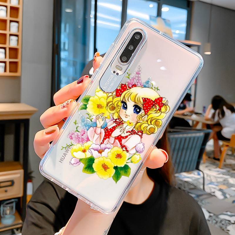 Manga Candy Phone Case for Huawei Honor 8X 10 20 lite 10i 20i 50 60 70 P30 P50 Pro Y5 Y6 Y9 prime Mate 50 Cover