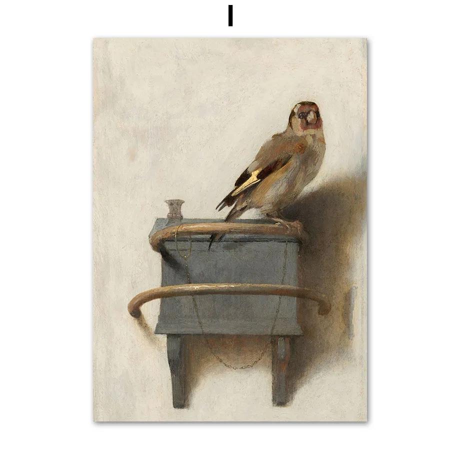 

Золотой Вьюрок Винтажный Гобелен Абстрактный Пейзаж Холст Живопись Настенное Искусство, Скандинавские Постеры Принты, Картины для Декора Гостиной 21x30cm No Framed