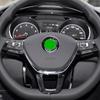 Car Steering Wheel Panel Logo Cover Trim for VW Golf 6 7 MK6 MK7 Jetta MK5 Passat B6 B7 Polo for Skoda Fabia Styling
