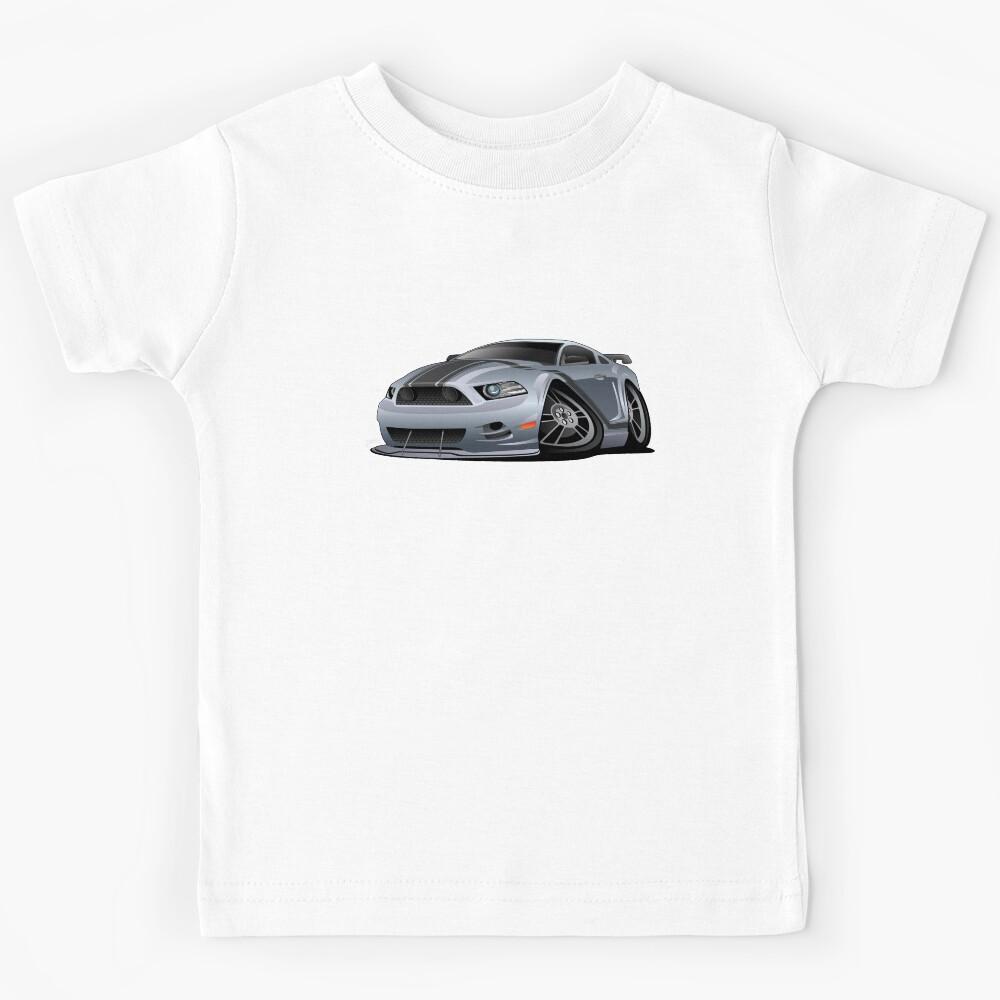 Modern American Muscle Car Cartoon Kids T-Shirt 130