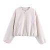 Foreign Trade Autumn and Winter New Women's Clothing European and American Style Fashion Versatile Soft Pilot Long-sleeved Jacket