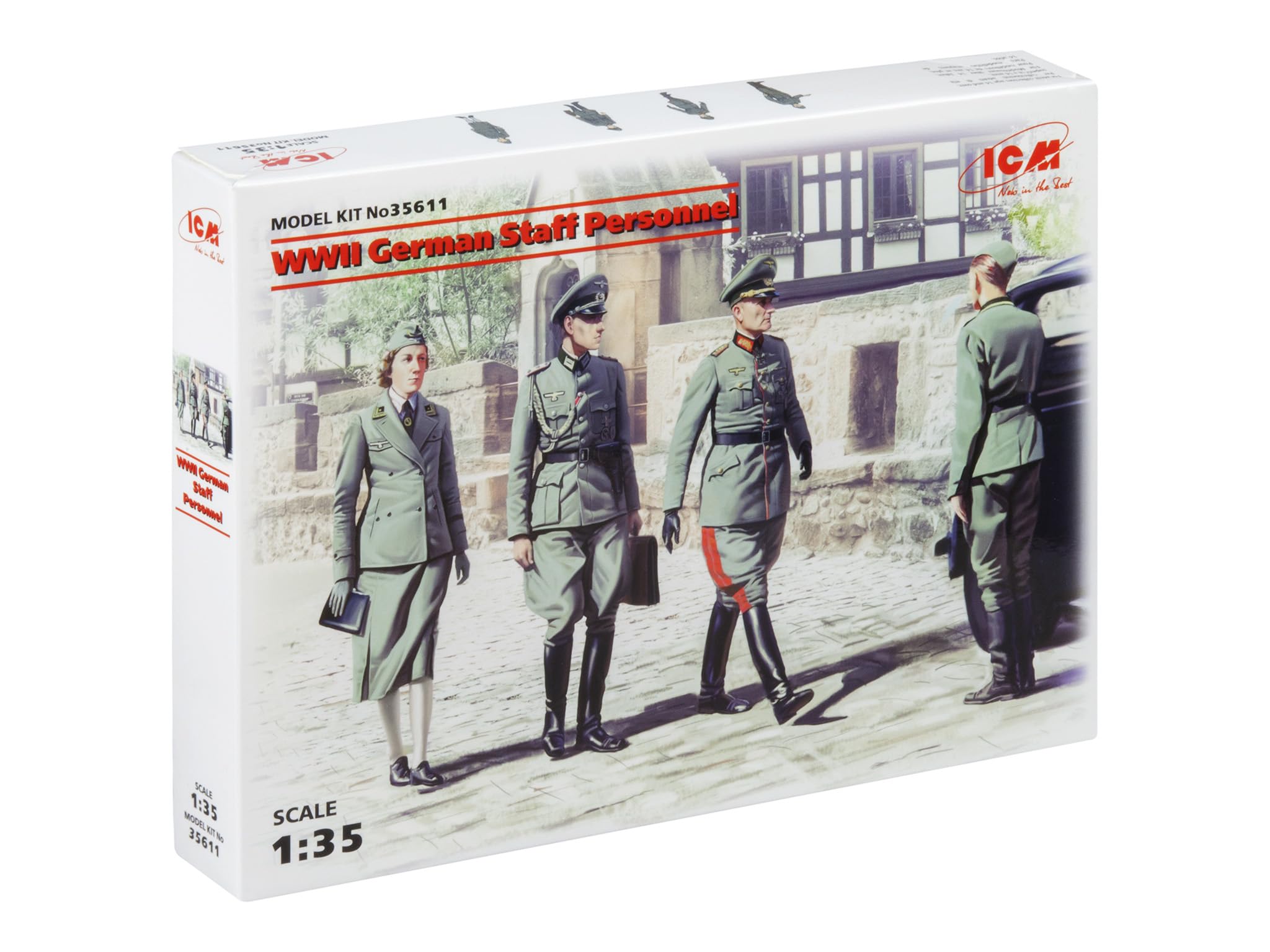 

ICM ICM German Officer Female Soldier Plastic Model 35611 1/35 &