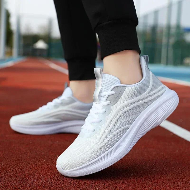 Casual Running Summer Fashion Anti Slip Hiking Mesh Breathability Athletic Shoe Tennis Man Trend 2025 Man Sneakers Couple