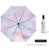 Full-Automatic Foldable Sun Protection Umbrella Women's Dual-Use Foldable UV Protection Sun Umbrella Sun Protection Small Portable