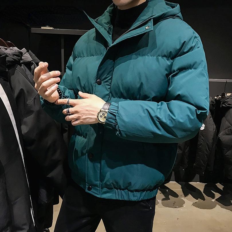 Solid Hooded Parkas Men Jacket Winter Puffer Mens Winter Jackets and Coats M-3XL 2026 Autumn New Arrivals