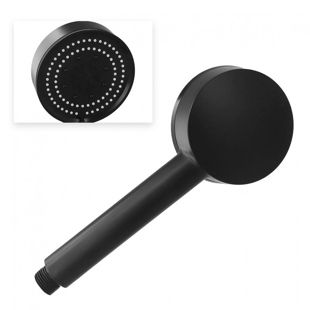 Upgraded Shower Head 5 Modes Bathroom Black ABS Plastic