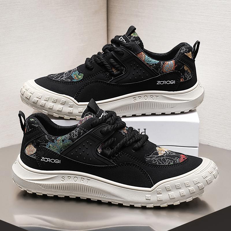 

Новые мужские кроссовки, модные нескользящие повседневные туфли с брезентом, износостойкие кроссовки, недорогие, популярные рабочие туфли EU44 чёрный