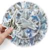 50 Fighter Jet Graffiti Stickers – Cool Military Designs for Suitcases & Phone Cases, Waterproof