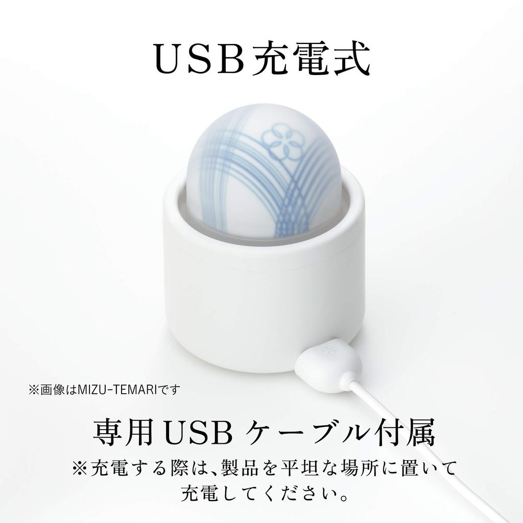 TENGA iroha Iroha temari Temari Mizutemari Vibrator 6 types of vibration types for women Rechargeable [MIZU-TEMARI]