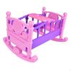 Assembly Dollhouse Bed Accessories Miniature Models Cute Cradle Unpainted