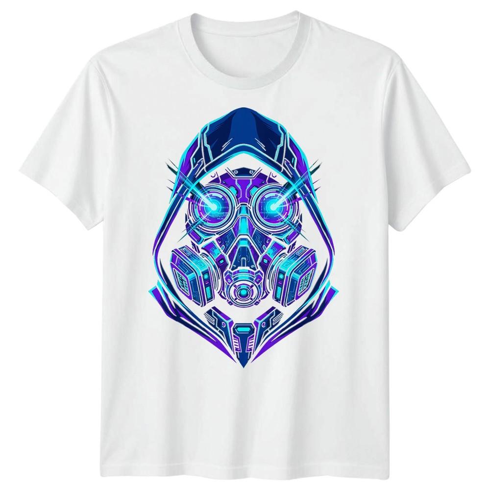 Gasmask Horror Unisexs T Shirt Toxic Mask Reaper Monster Air Graphic Tee