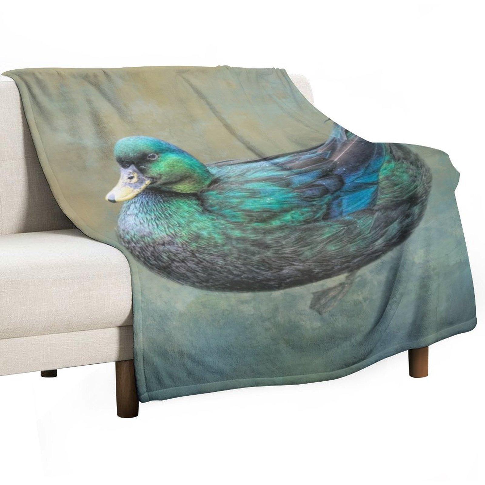 

Cayuga Duck Throw Blanket Cute Sofas Bed Fashionable Sofa Blankets 30x40in