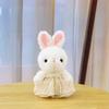 Tulle Skirt Wear Rabbit Plush Toy Cartoon Stuffed Animal Doll Kids Birthday Gift