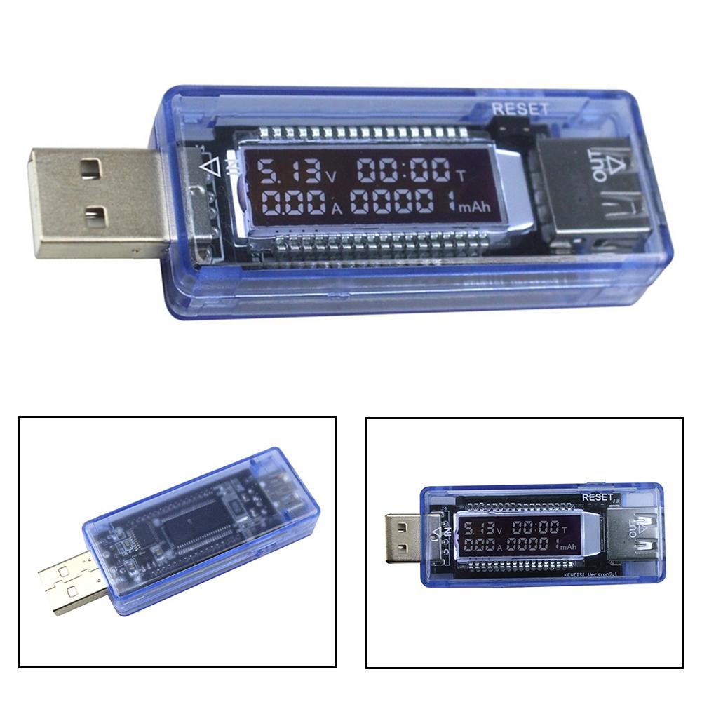 KWS-V20 USB Power Meter 4-20V Voltage Current Tester With Capacity Time Display For Mobile Phone Cable Analysis Tool
