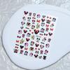 Disney Cartoon Mickey Minnie Relief Nail Stickers Kawaii Stitch Relief Nail Stickers Snow White Stickers DIY Mobile Phone Stickers
