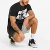 PUMA Qualifier Basketball Short Sleeve T-Shirt 'Black White' Men's 532106-12