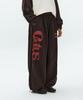 Kaegteoseudoneosmakes Cactus Track Line Wide Sweat Pants-Brown