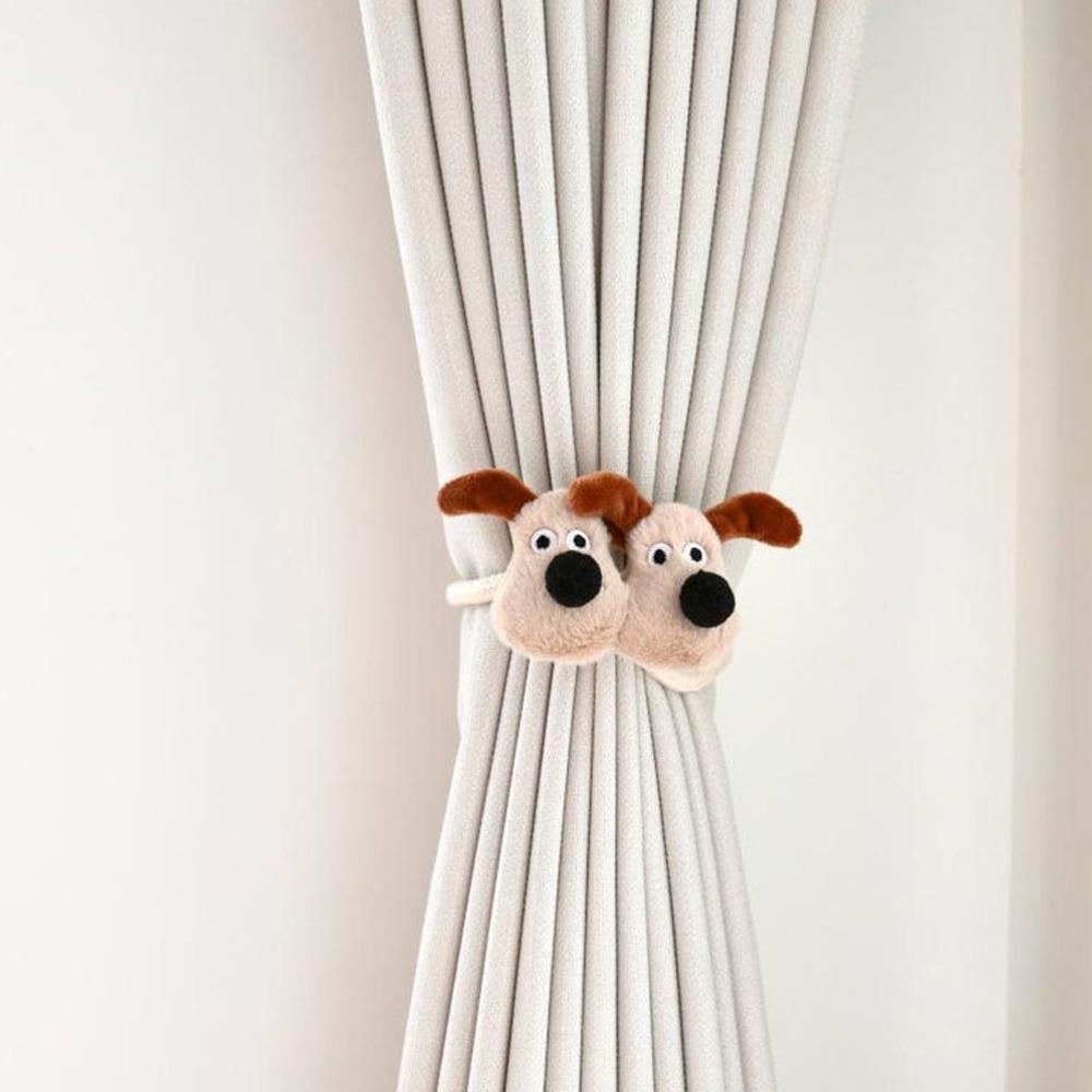 

Cute Cartoon Curtain Tieback Convenient Curtain Buckle Curtain Accessories Decor Dog