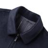 Autumn and Winter Men's Lapel Woolen Jacket Middle-aged Veteran Cadre Casual Coat Jacket Men's Clothing