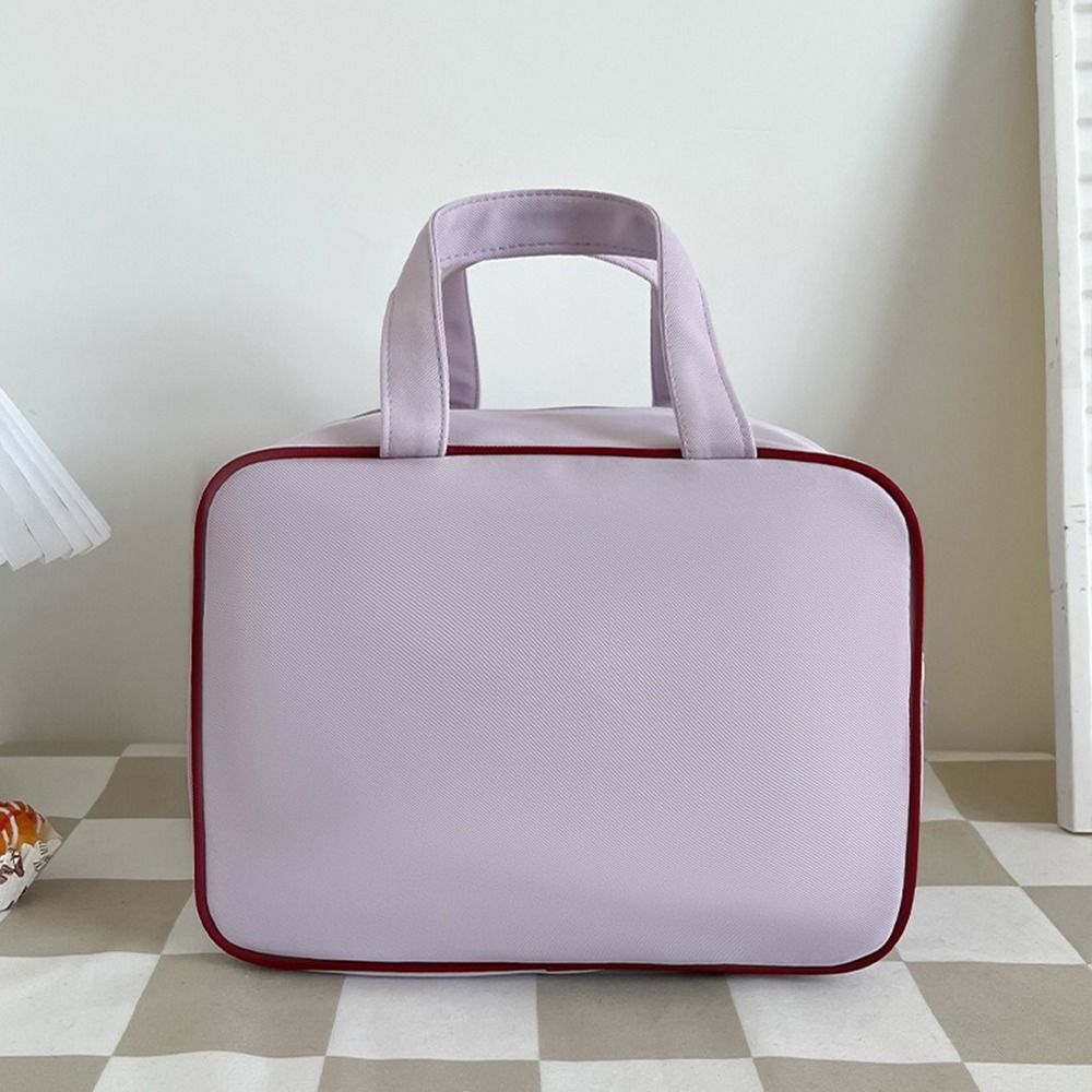 Nylon Student Lunch Bag Large Capacity Lunch Box Bag Simple Insulated Bag  Pouch