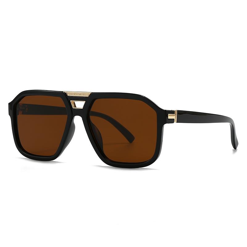  Export New Modern Retro Large Frame Men'S Sunglasses Ins Style Street Shooting Big Brand Ink Lh290