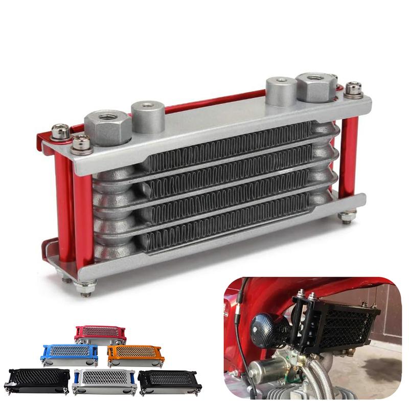 Universal Motorcycle Radiator Oil Cooler Oil Radiator for 50cc 110cc 125cc 140cc Honda Yamaha Kawasaki ATV Dirt Pit Bike Parts