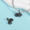 Copperhappy Halloween Series Dark Ghost Horror Skull Baby Charm Fit Original Women'S Bracelet Diy Gift