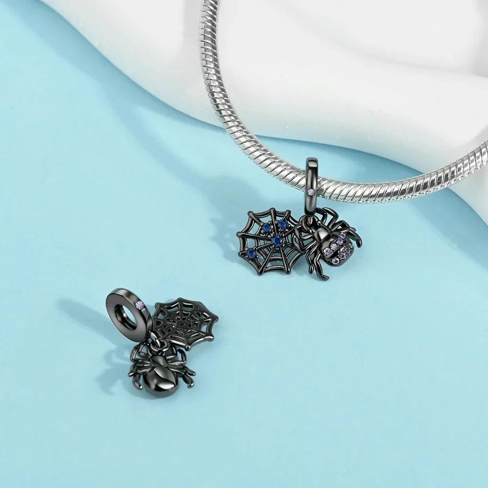 Copperhappy Halloween Series Dark Ghost Horror Skull Baby Charm Fit Original Women'S Bracelet Diy Gift