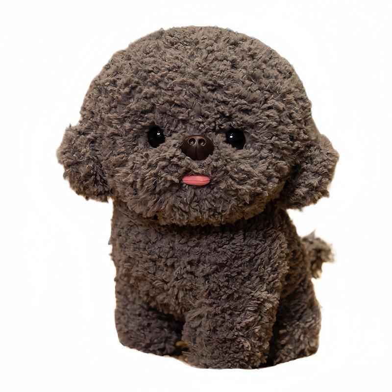 Frise Bichon Realistic Stuffed Dog Plush Toy  Poodle Doll Soft Gift Birthday