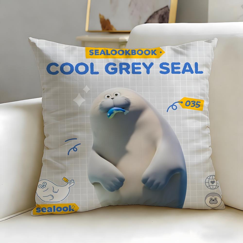 Beliebte Marke SEALOOK Kissenbezug Weich Leicht zu waschen Kissenhülle Vielseitig für Sofa Bett Reisen und Büro