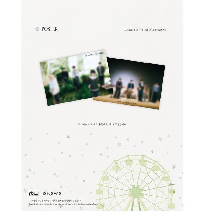[Pre-order] ONEWE – STUDIO WE : Recording #4 Official Album