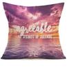 Sunset Beach Sunset Printing Linen Pillowcase Sofa Cushion Cover Home Decoration Can Be For You 40X40 50X50 60X60