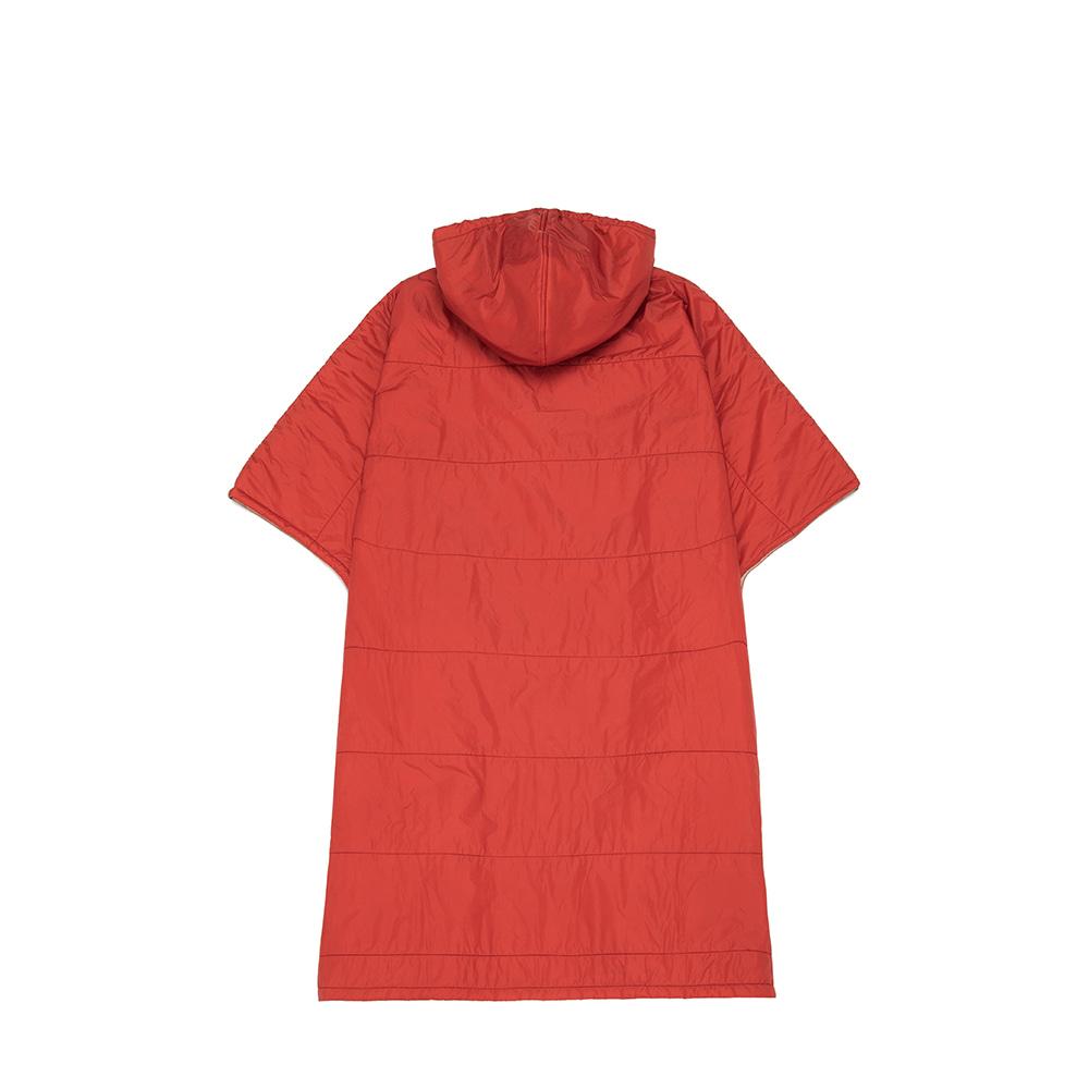 Kodak Padded Hoodie Poncho Red