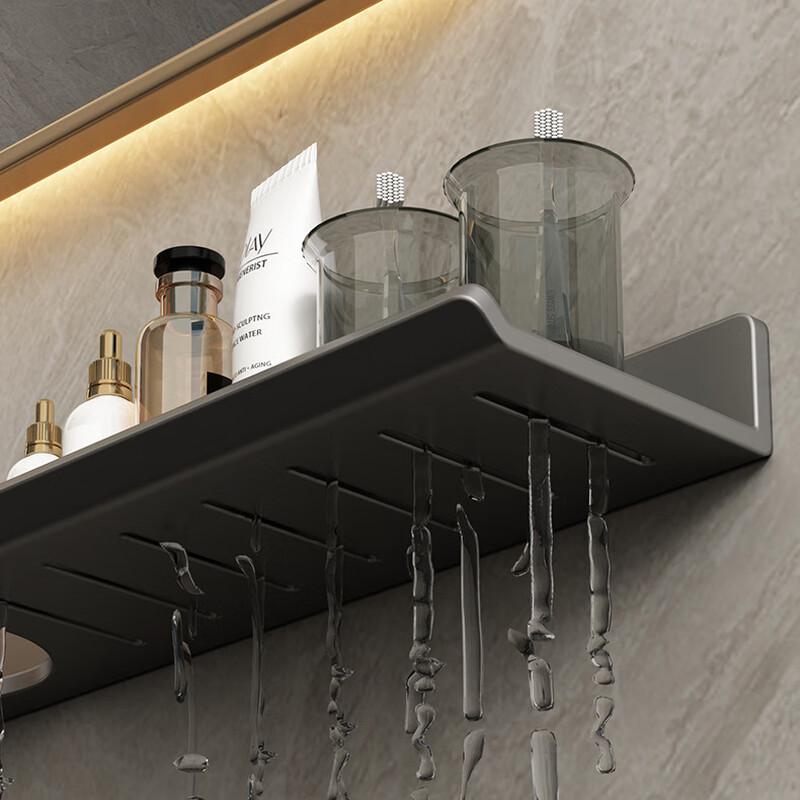 Modern Punch-Free Wall-Mounted Bathroom Shelf