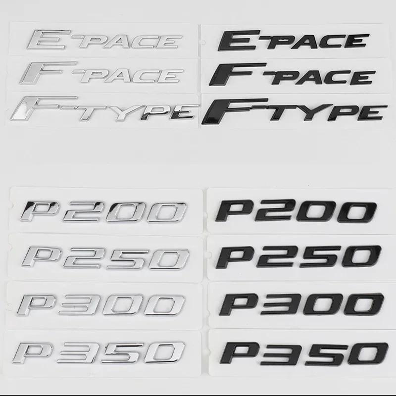 

Suitable for Jaguar Black Car Letters Rear XEL XFL XJL F-PACE F-TYPE EPACE V6 Black Label 5.0 Emblem Badge Sticker Accessories 1Pcs AWD чорний