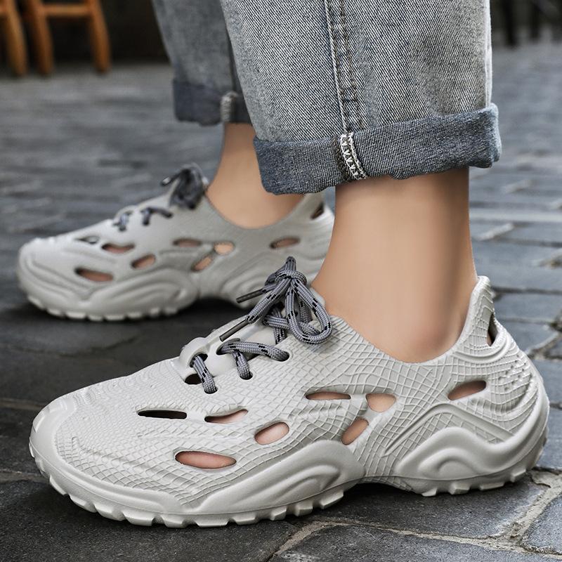 Men's Shoes New Summer Sandals Men's Lightweight Breathable Casual Shoes Outdoor Travel Shoes Men's Wear-resistant Single Shoes