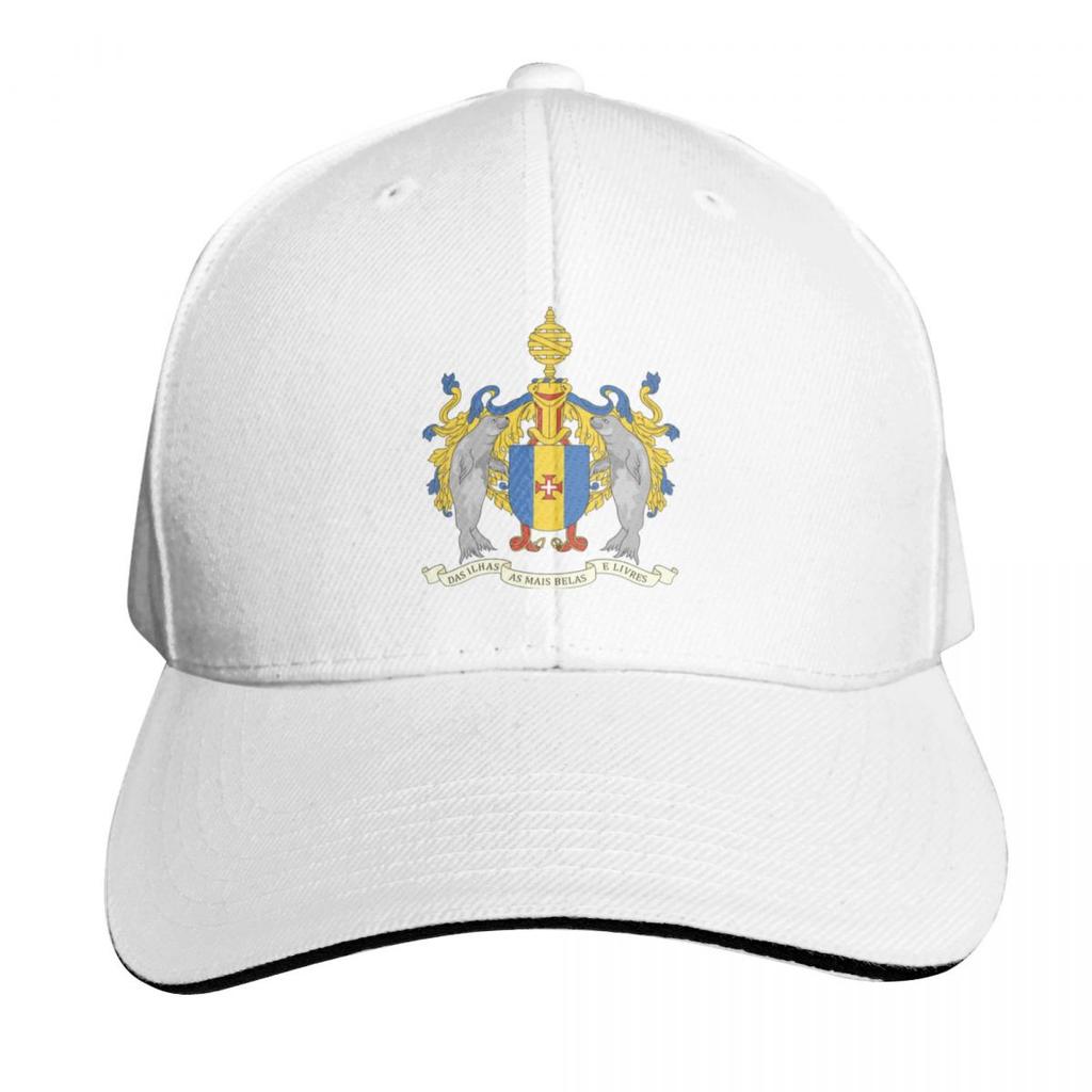 Coat of arms of Madeira Portugal Baseball Cap Anime Hat Icon Trucker Cap Hood Hats For Women Unisexs