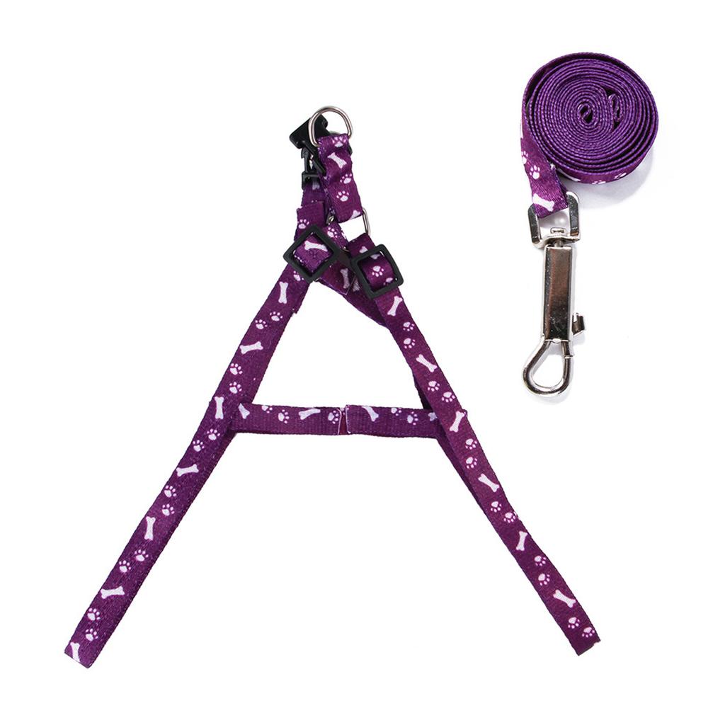Cheap Small Dog Leash Puppy Leashes Teddy Pet Leash And Harness Set Cute Lead Rope Set Cat Kitten Leash Pet Things Decoration