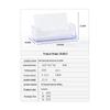 Transparent Ballot Box for Opinion Collection, Elections, Exhibitions, and Business Card Storage