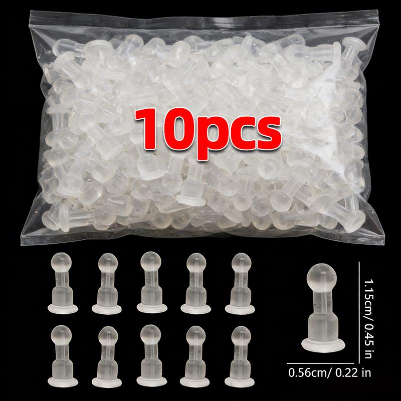 

Silicone Rubber Earring Back Stoppers Fully Wrapped Round Head Desigh Earbud for Stud Earrings DIY Earring Findings Accessories