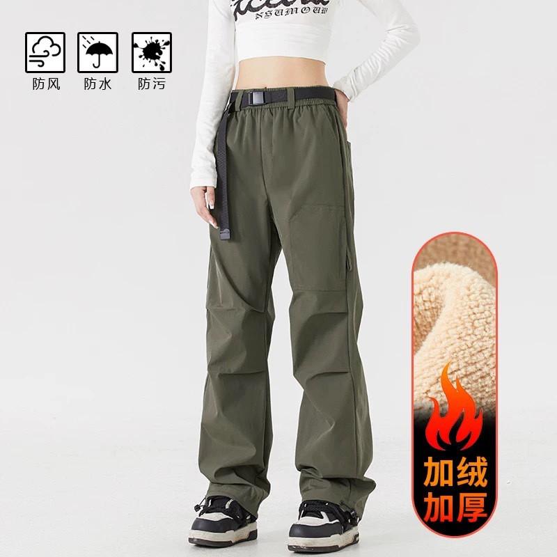 Unisex Waterproof Hiking Pants Winter Outdoor Trekking Climbing Camping Lightweight Windproof Quick-Dry Trousers
