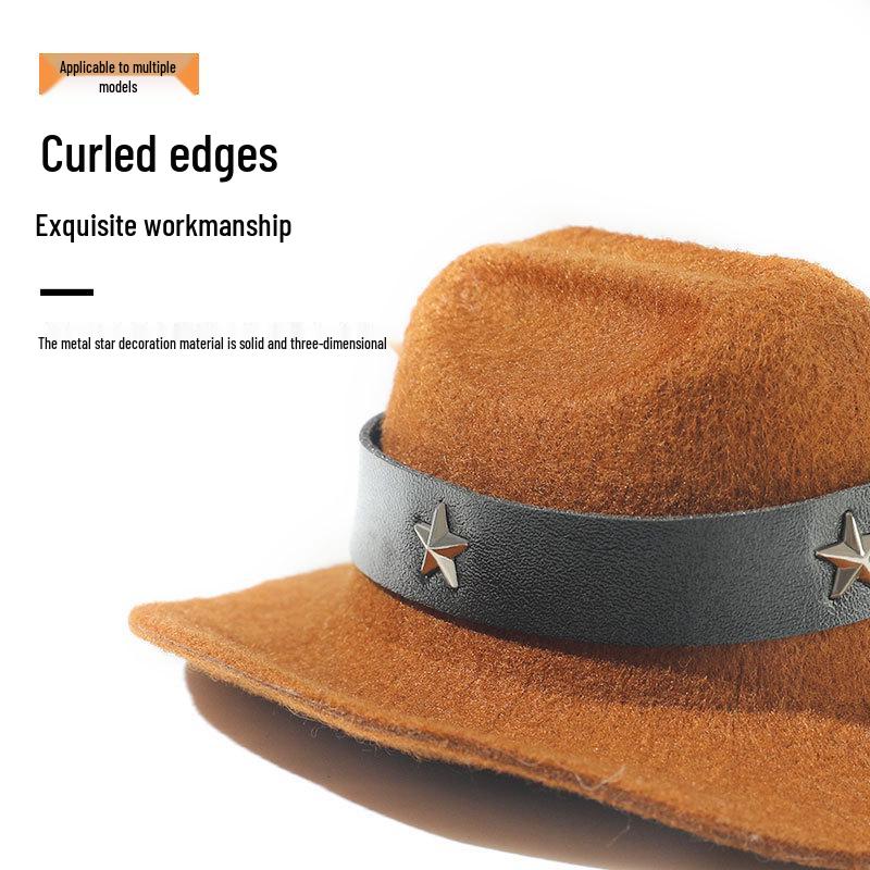 Weilai Auto Nomi Roboter Handgefertigter DIY Strohhut für ES6/ES8 Innendekoration