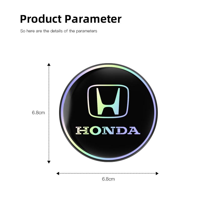 ARC1 2Pcs Car Water Cup Mat Auto Interior Storage Pad For Honda Civic Accord Crosstour Spirior Odyssey Avancier UR-V Sienna Elysion