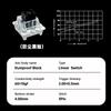 Interruptor Outemu para Teclado 3 Pines Lineales Táctiles Clicky Silenciosos para Teclados Mecánicos Gris Blanco Rojo Azul Interruptor Gaming Interruptores Pulsadores